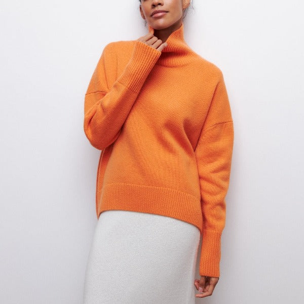 Romy™ | Trendiga Oversized Rullkrage Tröjor för kalla dagar