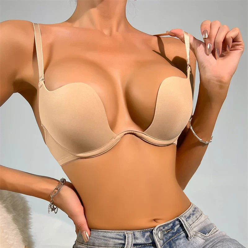 Lena™ - Osynlig rygglös Push-Up-BH