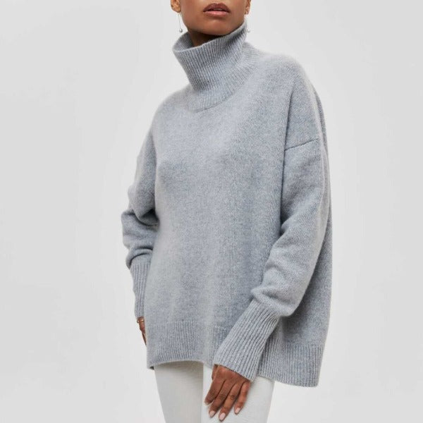 Romy™ | Trendiga Oversized Rullkrage Tröjor för kalla dagar