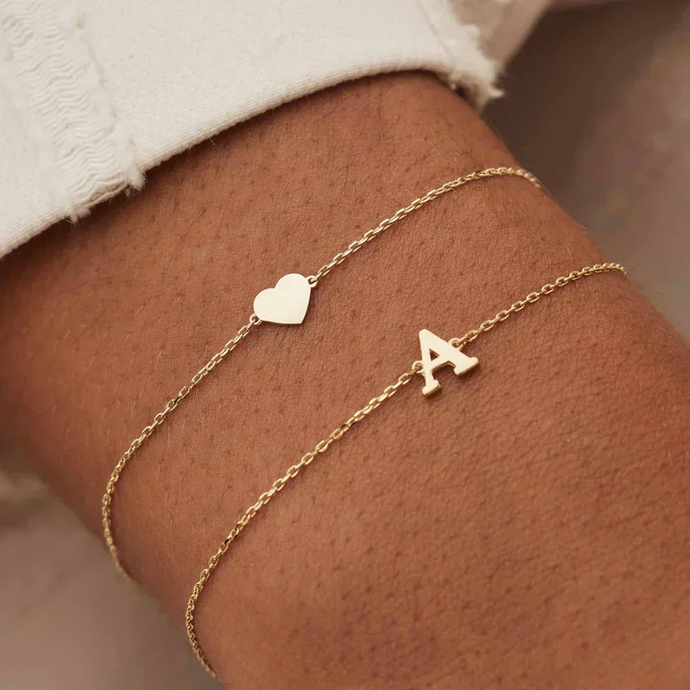 Vita Signa Initial-Armband | Guld 14k