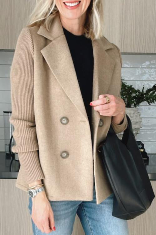 Sorelle™ – Elegant stickad blazer för damer