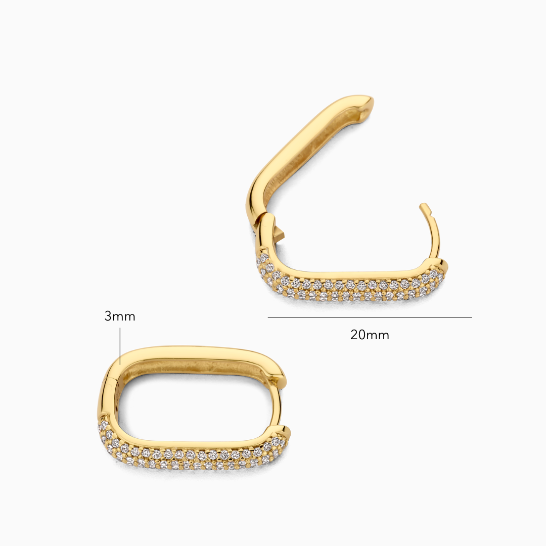 Ikon Pavé-Däck | Guld 18k