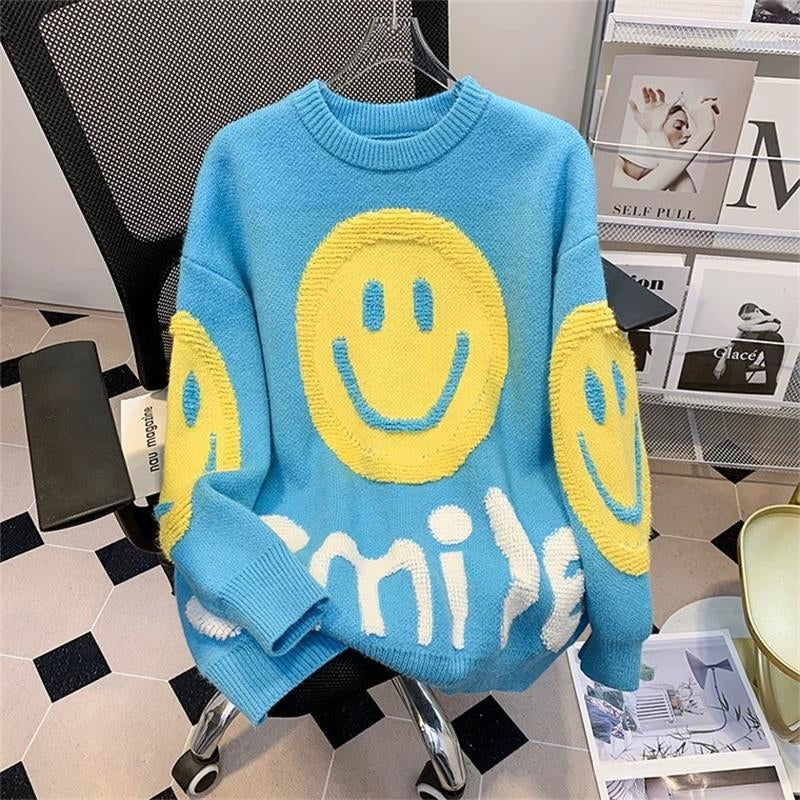 Sylvana™ – Stor Smiley Tröja för Damer