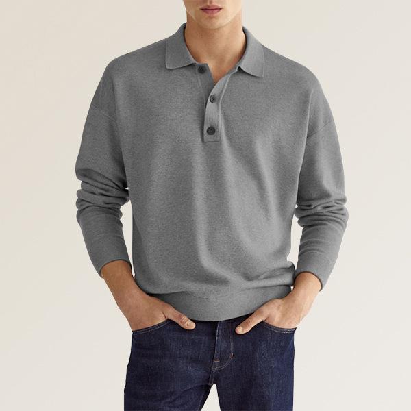 Eleganz Edge Polo | Herr långärmad polo