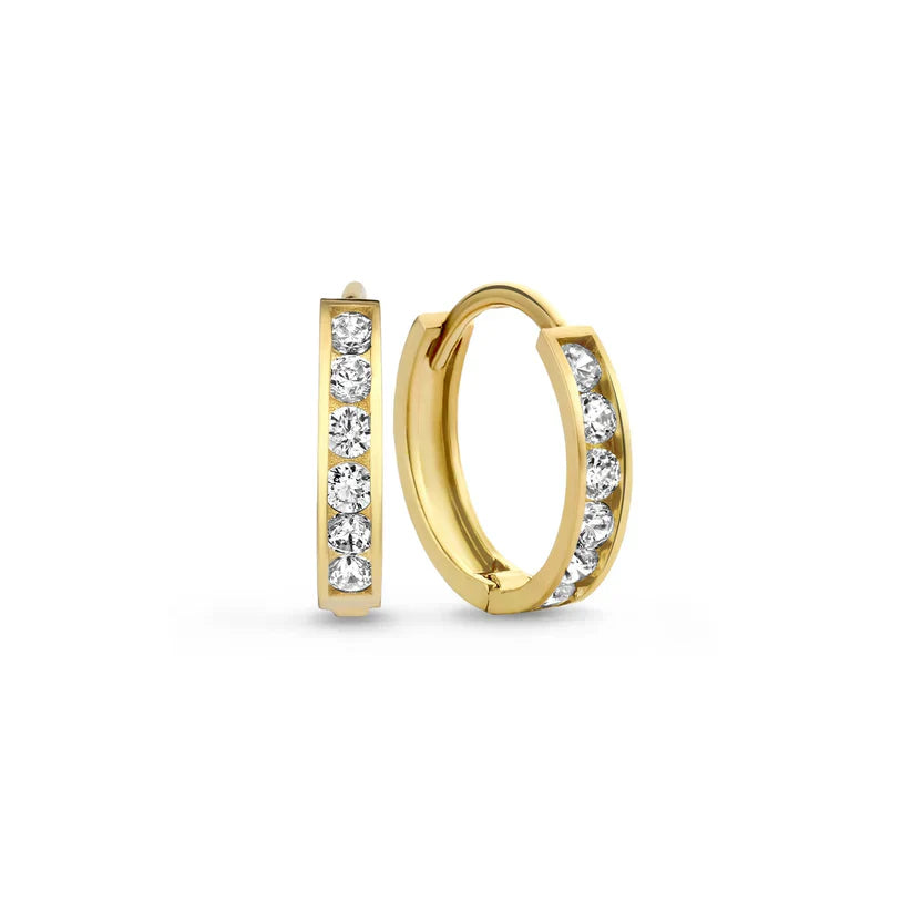 Dara Brillane Örhänge Set | Guld 14k