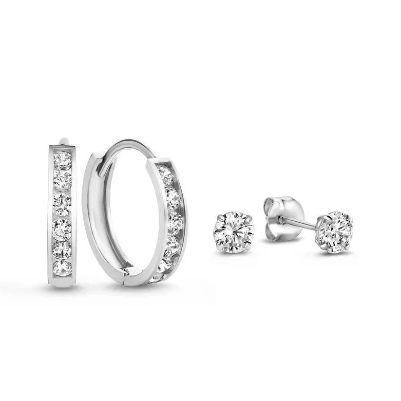 Dara Brillane Örhänge Set | Guld 14k