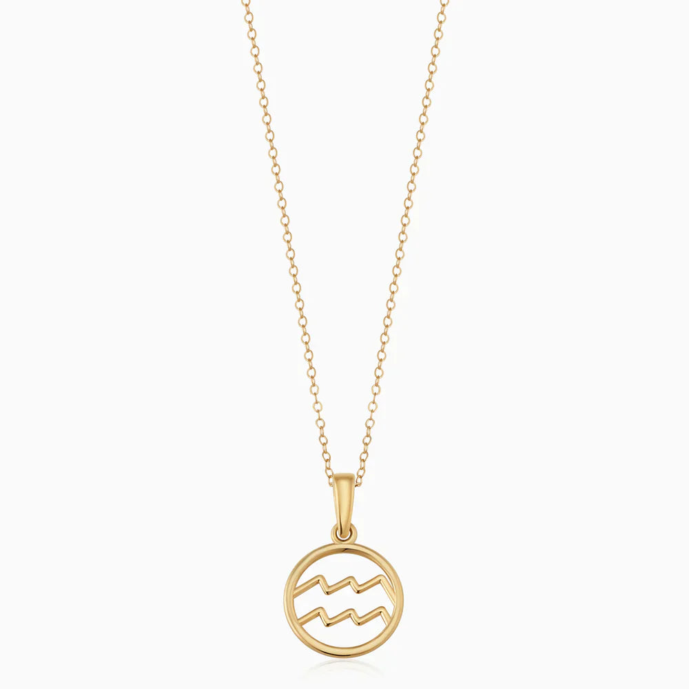 18K Guld Stjärntecken Halsband