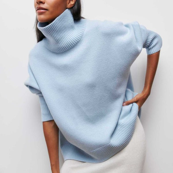 Romy™ | Trendiga Oversized Rullkrage Tröjor för kalla dagar