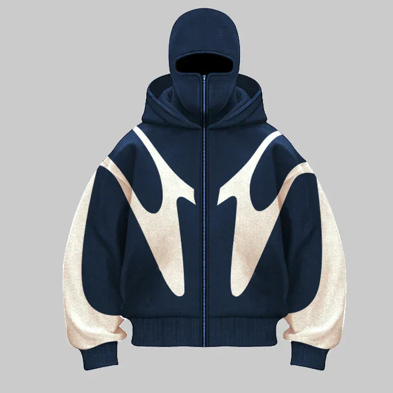 Ellery™ – Streetwear Balaclava Hoodie för herrar