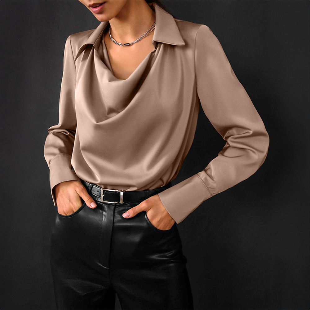 Cassie | Elegant Silkesblus För Damer