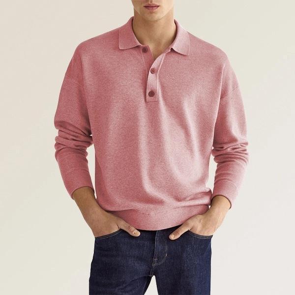 Eleganz Edge Polo | Herr långärmad polo