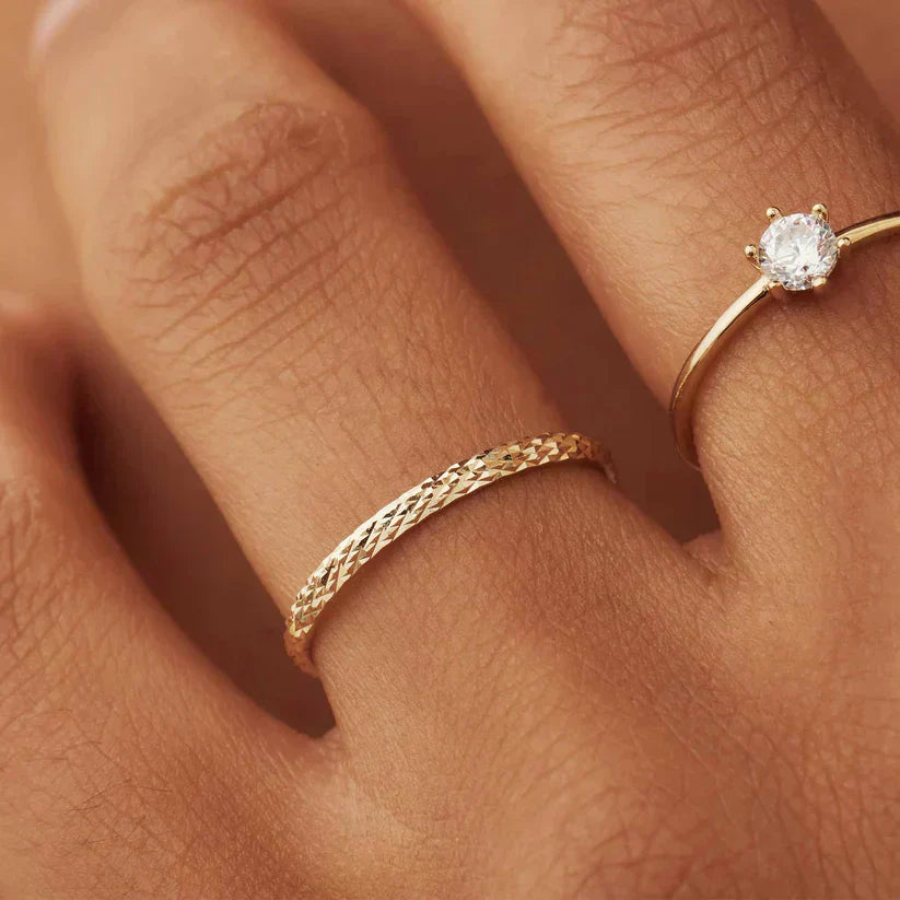 14k Gold Ameline Spalier Ring
