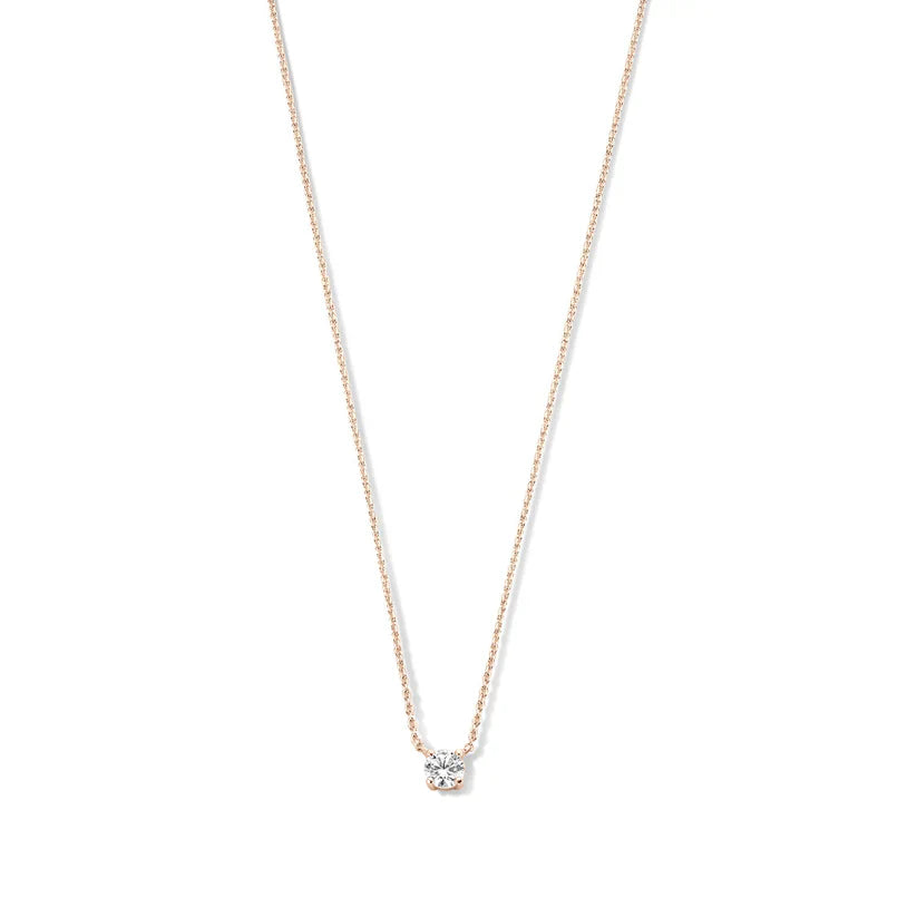 Cléa Moissanit Sten Halsband | Guld 14k