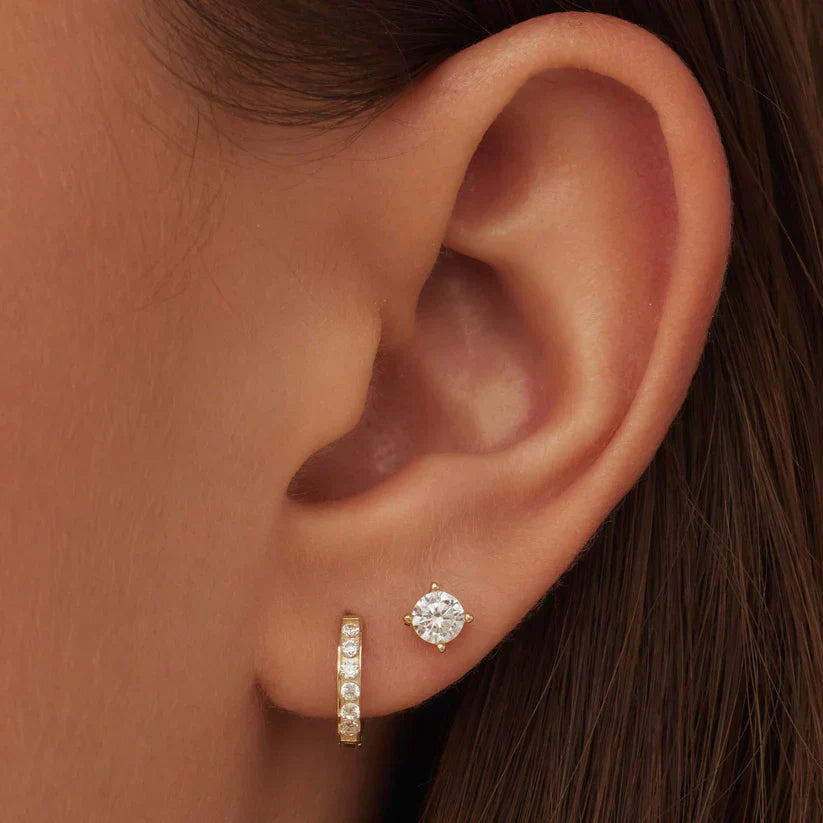 Dara Brillane Örhänge Set | Guld 14k