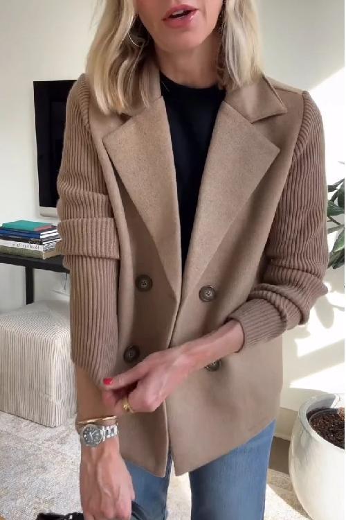 Sorelle™ – Elegant stickad blazer för damer